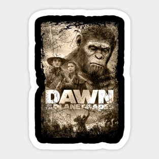 Ape Uprising  Dawn Of The Planet Of The Apes Sticker